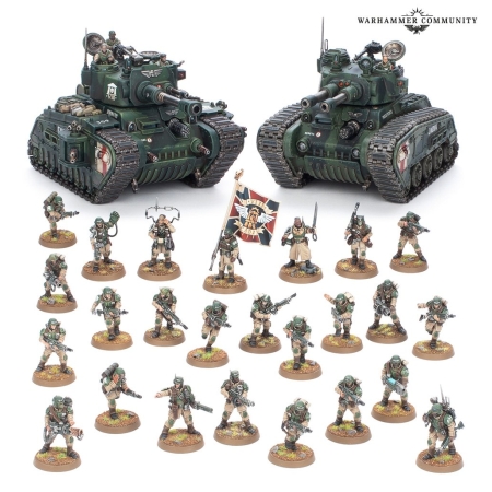 ASTRA MILITARUM Cadian Defence Force Box  Battle Force